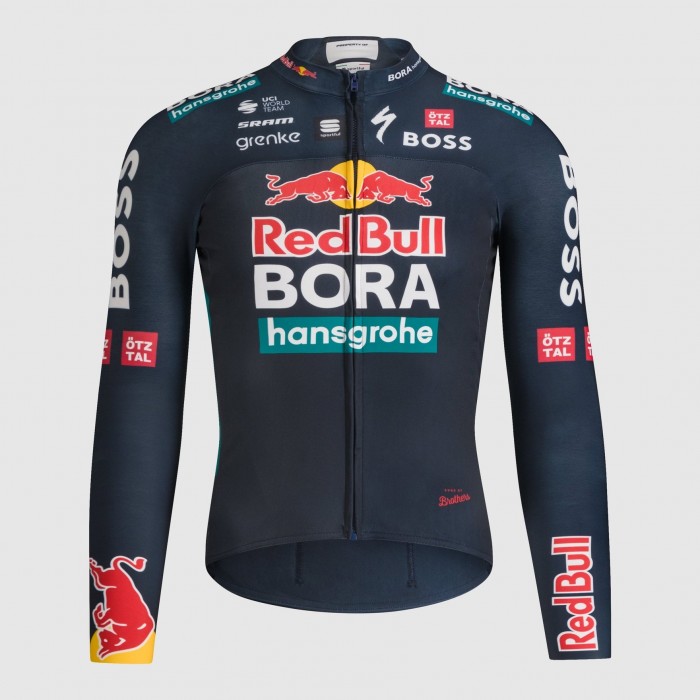 Heren Fietskleding Sportful Redbull Bora-Hansgrohe 2024 Thermisch Shirt met Lange Mouwen