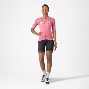 Dames Fietskleding Roze Giro d'Italia 2024 Competizione Jersey