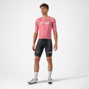 Heren Fietskleding Roze Giro d'Italia 2024 koersshirt