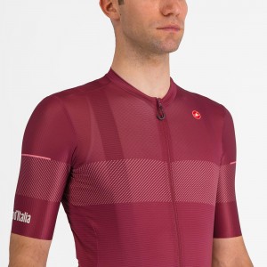 Heren Fietskleding Trofeo Giro d'Italia 2024 jersey - bordeaux