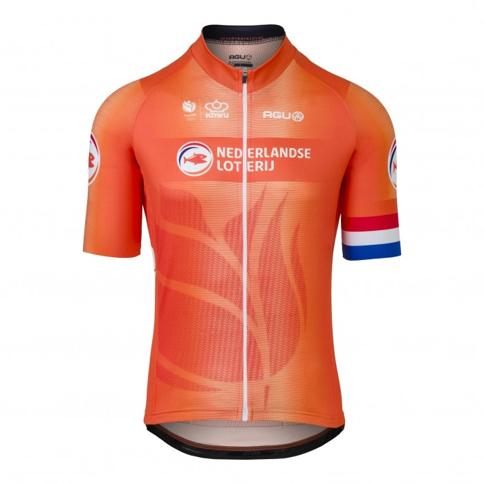 Heren Nederlands elftal Agu wielershirt 2024 Heren Nederlands elftal Agu wielershirt 2024