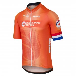 Heren Nederlands elftal Agu wielershirt 2024 Heren Nederlands elftal Agu wielershirt 2024