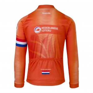 Heren Nederlands elftal Agu lange mouwen wielershirt 2024