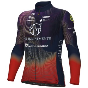 Heren Fietskleding Ale ATT Investments 2024 shirt met lange mouwen