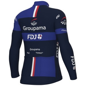 Heren Fietskleding Ale Groupama FDJ 2024 shirt met lange mouwen Heren Fietskleding Ale Groupama FDJ 2024 shirt met lange mouwen