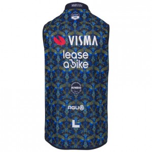 Heren Fietskleding Agu Wind Team Visma Lease a Bike 2024-TDF vest