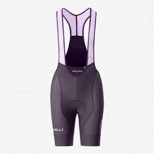 Dames Fietskleding Maratona Dles Dolomites-Enel 2024 Dames Bib Shorts