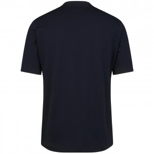 Heren Fietskleding T-shirt Rapha Logo - Blauw