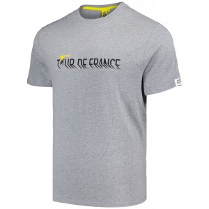 T-shirt Tour de France 2024 heren - Geel Esprit T-shirt Tour de France 2024 heren - Geel Esprit