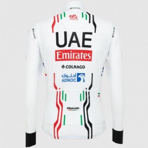 Heren Fietskleding Pissei Team UAE 2024 shirt met lange mouwen Heren Fietskleding Pissei Team UAE 2024 shirt met lange mouwen