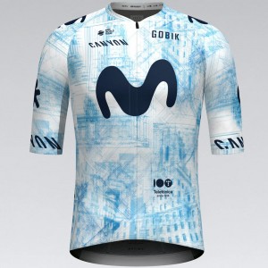 Heren Fietskleding Team Movistar 2024 Infinity La Vuelta-shirt