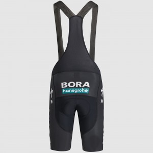 Salopette Sportful Bora Hansgrohe 2024 Pro Classic koersbroek voor heren - Zwart