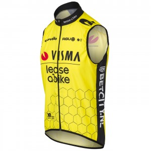 Heren Fietskleding Agu Wind Team Visma Lease a Bike 2024 vest Heren Fietskleding Agu Wind Team Visma Lease a Bike 2024 vest