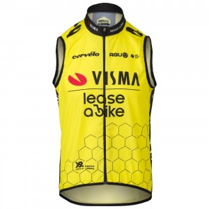 Heren Fietskleding Agu Wind Team Visma Lease a Bike 2024 vest Heren Fietskleding Agu Wind Team Visma Lease a Bike 2024 vest