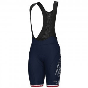 Heren Fietskleding Ale Bahrain Victorious 2024 PRS Bib Shorts - Servisch kampioen