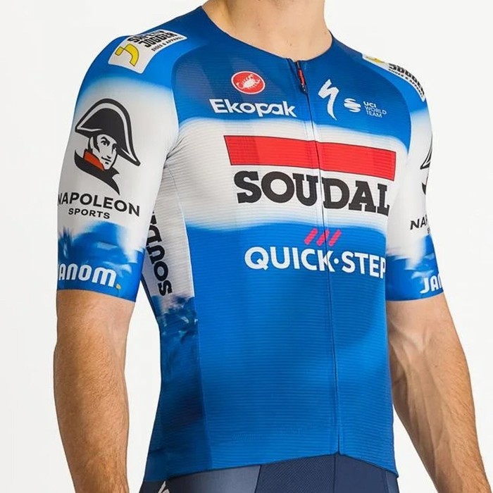 Heren Castelli Soudal Quick-Step 2024 Aero Race 7.0 Shirt