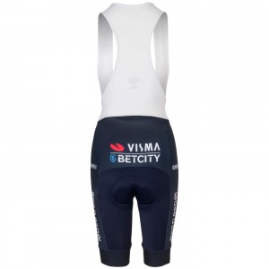 Dames Fietskleding Team Visma Lease een fiets 2024 De Renaissance dames bretels-TDF