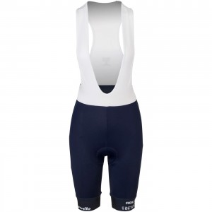 Dames Fietskleding Team Visma Lease een fiets 2024 De Renaissance dames bretels-TDF