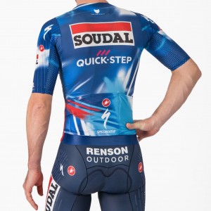 Heren Fietskleding Castelli Soudal Quick-Step 2025 Aero Race 8S Shirt