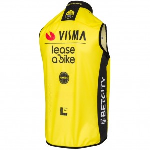 Heren Fietskleding Team Visma Lease a Bike 2025 Wind Vest