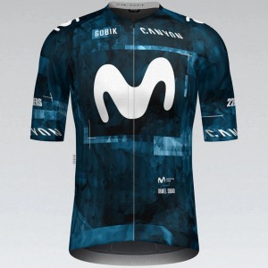 Heren Fietskleding Gobik Movistar Team Gravel Squad 2025 Cx Pro 4.0-shirt