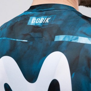 Heren Fietskleding Gobik Movistar Team Gravel Squad 2025 Cx Pro 4.0-shirt