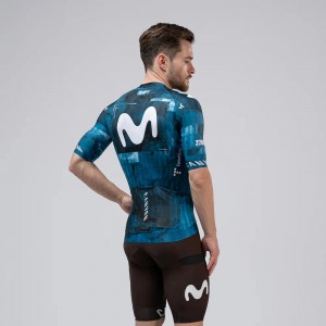 Heren Fietskleding Gobik Movistar Team Gravel Squad 2025 Cx Pro 4.0-shirt