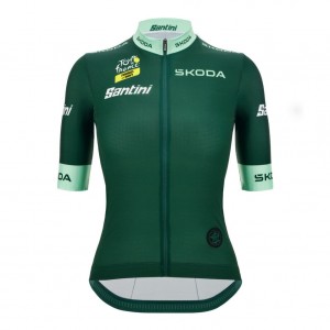Dames Groene Tour de France 2025 Fan Line Trui