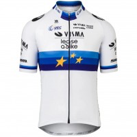 Heren Team Visma Lease a Bike 2025 Shirt - Europees Kampioen