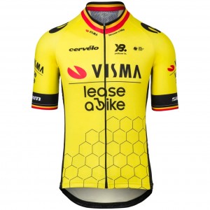 Heren Teamkleding Visma Lease a Bike 2025 Shirt - Wout Van Aert Heren Teamkleding Visma Lease a Bike 2025 Shirt - Wout Van Aert