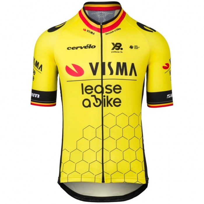 Heren Teamkleding Visma Lease a Bike 2025 Shirt - Wout Van Aert Heren Teamkleding Visma Lease a Bike 2025 Shirt - Wout Van Aert