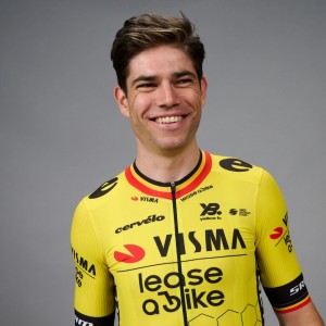 Heren Teamkleding Visma Lease a Bike 2025 Shirt - Wout Van Aert Heren Teamkleding Visma Lease a Bike 2025 Shirt - Wout Van Aert