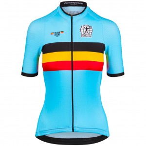 Dames Bioracer Belgisch Nationaal 2025 Icon Classic Damesshirt