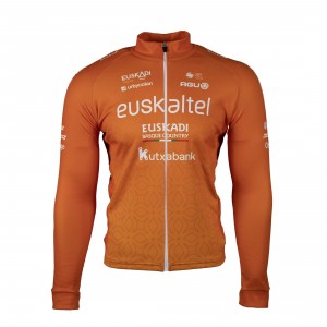 Heren Fietskleding Agu Euskaltel Euskadi 2025 shirt met lange mouwen