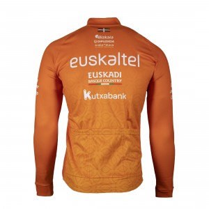 Heren Fietskleding Agu Euskaltel Euskadi 2025 shirt met lange mouwen