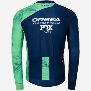 Heren Fietskleding Hiru Orbea Factory Team 2025 Core trui met lange mouwen