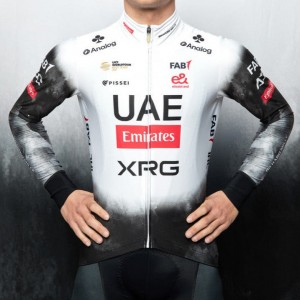 Heren UAE Team Emirates 2025 Pissei shirt met lange mouwen