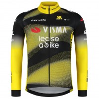 Heren Team Visma Lease a Bike 2025 The Swarm shirt met lange mouwen - TDF