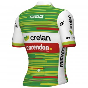 Heren Fietskleding Ale Crelan Corendon 2025 shirt
