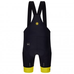 Heren Fietskleding Santini Yellow Tour de France 2025 Bib Tights Heren Fietskleding Santini Yellow Tour de France 2025 Bib Tights