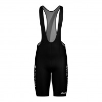 Heren Fietskleding Santini Squadra Corse 2025 Bib Tights - Zwart