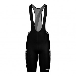 Heren Fietskleding Santini Squadra Corse 2025 Bib Tights - Zwart