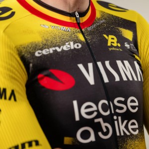 Heren Team Visma Lease a Bike 2025 The Wingbeat Shirt - Wout Van Aert