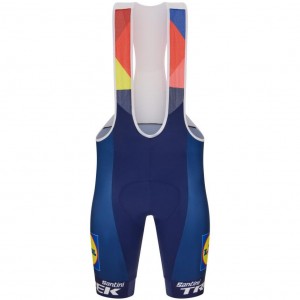 Heren Fietskleding Santini Lidl Trek 2025 Bib Tights