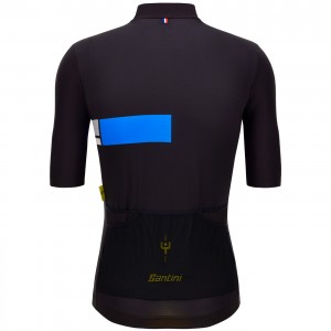 Heren Fietskleding Santini Tour de France 2024-Alpe d'Huez Shirt