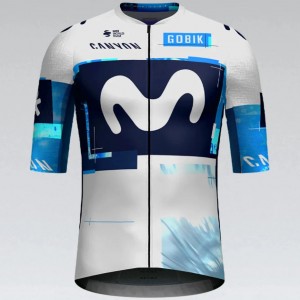 Heren Fietskleding Gobik Movistar 2025 Infinity-shirt Heren Fietskleding Gobik Movistar 2025 Infinity-shirt