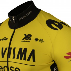 Heren Fietskleding Team Visma Lease a Bike 2025 Premium Polartec Jack