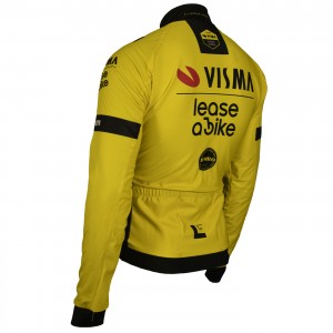 Heren Fietskleding Team Visma Lease a Bike 2025 Premium Polartec Jack