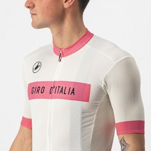 Giro d'Italia 2023 FUORI-MAGLIA BIANCO fietsshirt met korte mouwen Giro d'Italia 2023 FUORI-MAGLIA BIANCO fietsshirt met korte mouwen