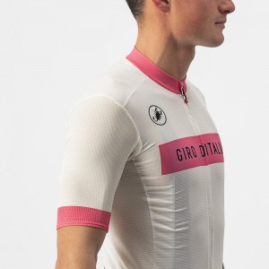 Giro d'Italia 2023 FUORI-MAGLIA BIANCO fietsshirt met korte mouwen Giro d'Italia 2023 FUORI-MAGLIA BIANCO fietsshirt met korte mouwen